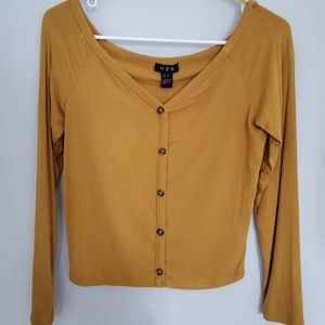 Mustard Yellow Long sleeve shirt